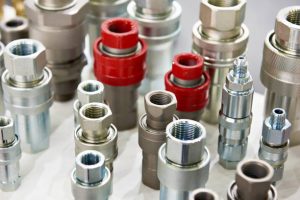 Hydraulic quick couplers in store